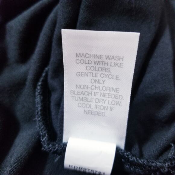 J.Jill Wearever Collection Black Mock Neck Long Sleeves Maxi Dress - Picture 10 of 11